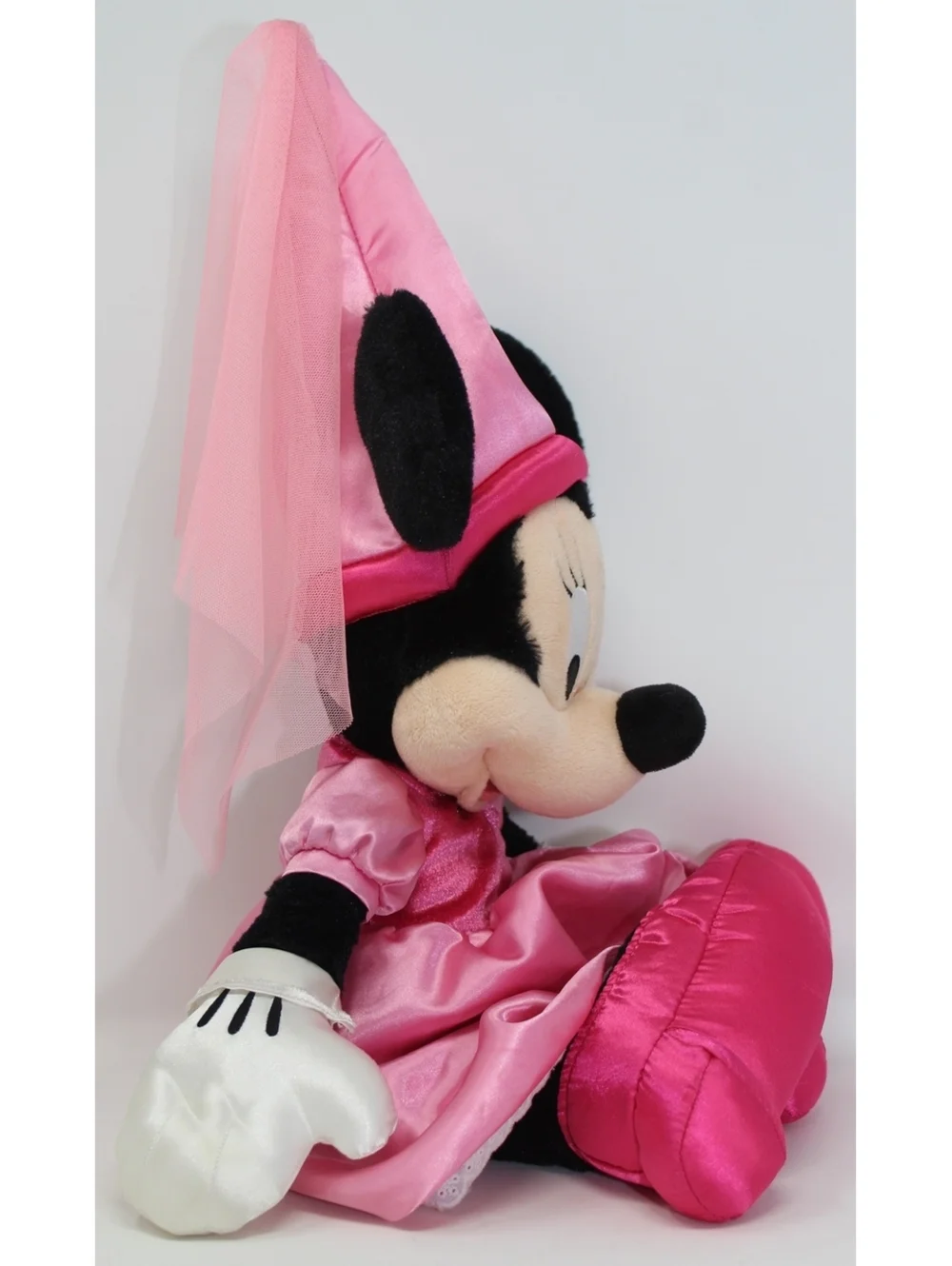 Princess Aurora Minnie Mouse Doll Large Plush Stuffed Disney Parks Authentic 22